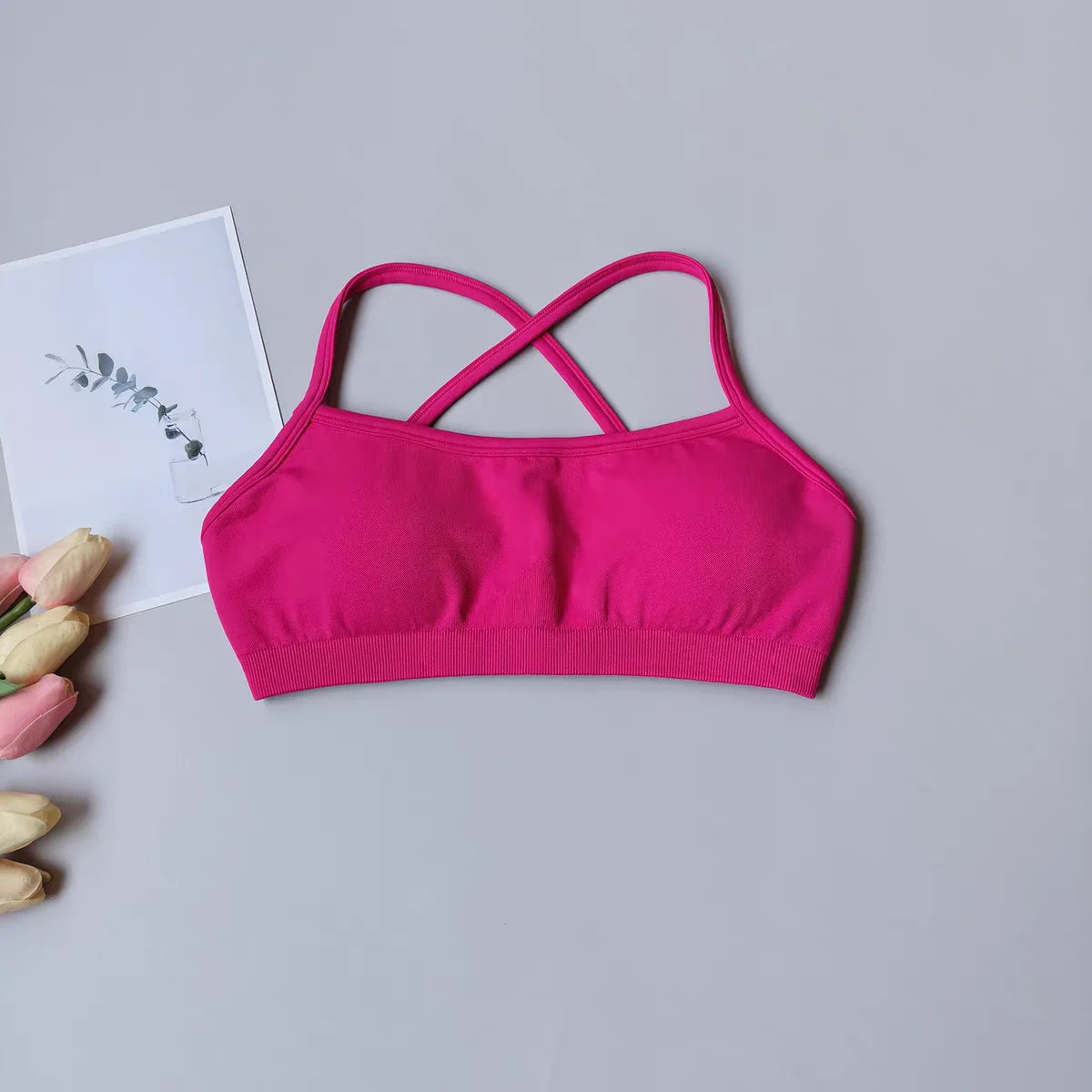 Women’s Seamless Racerback Sports Bra