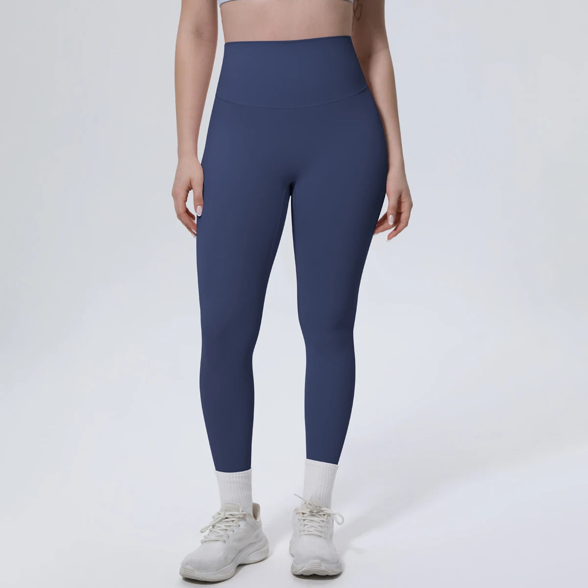 Summer Breathable Peach Buttocks Yoga Pants Solid Color High Stretch Sports Leggings Gym Push Up Outdoor Running Yoga Pants