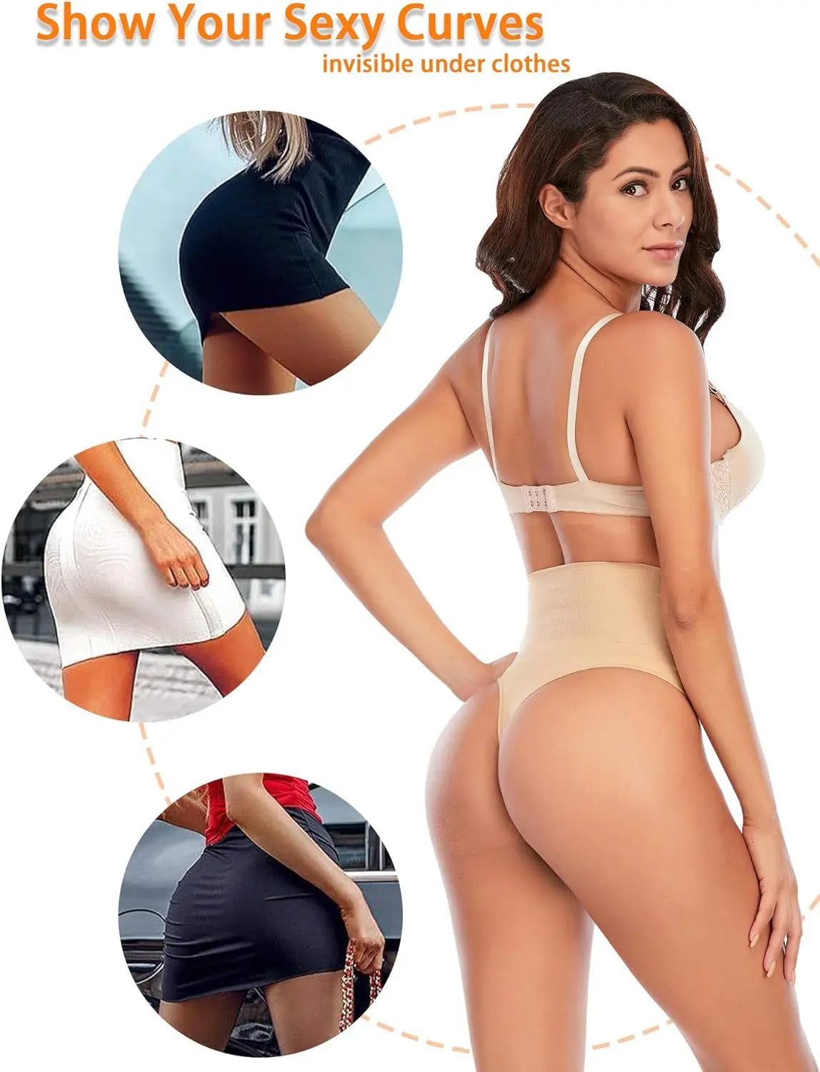 Women's Briefs with Lifter Tummy Control Shaper Panties