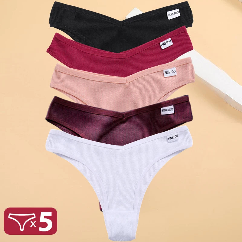 5-Pack Women’s Cotton Bikini Briefs