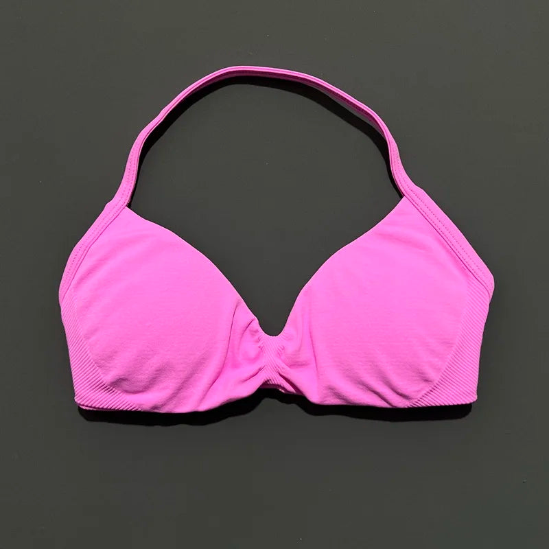 Impacts Strappy Bra – High-Support Seamless Workout Top
