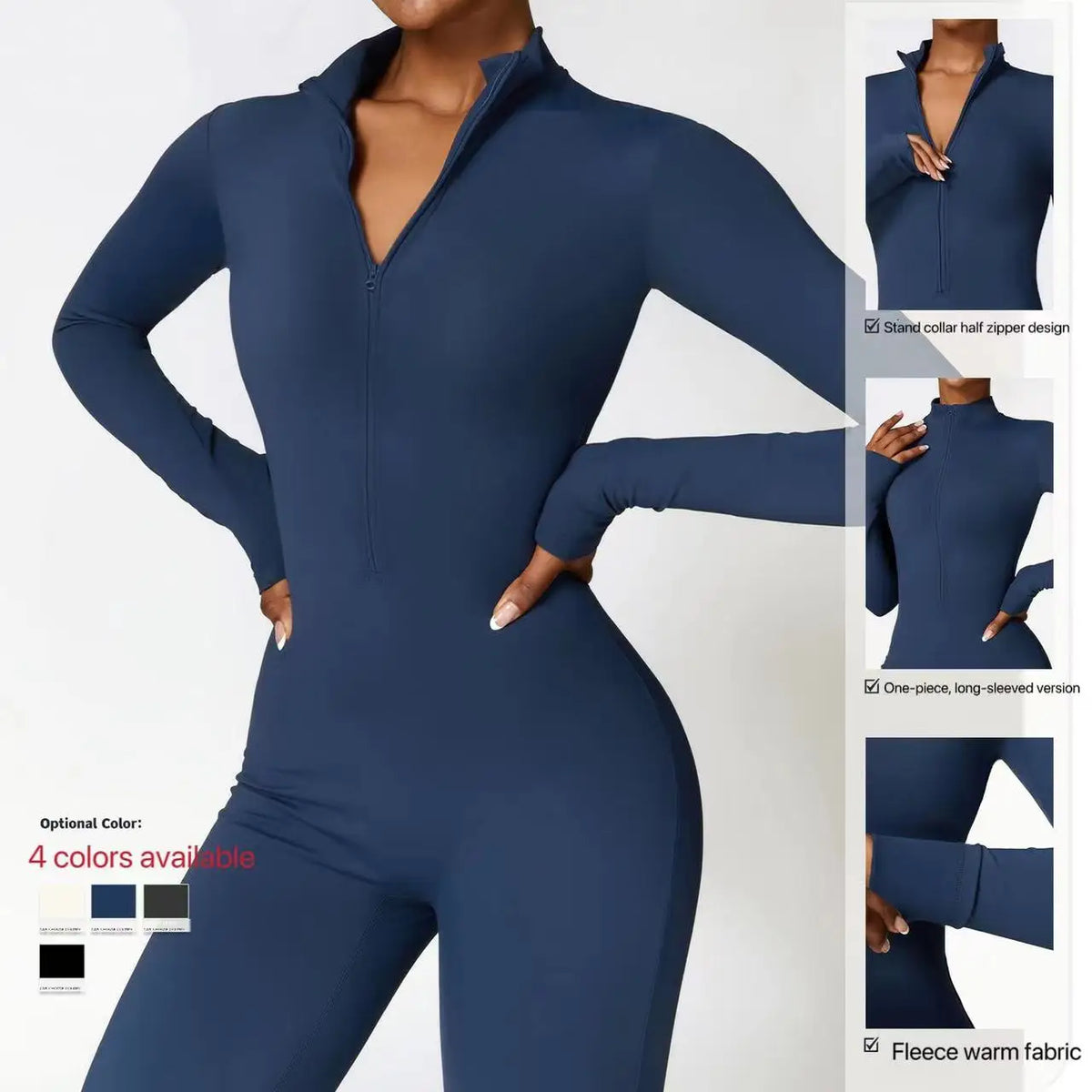 Women’s Long Sleeve Yoga Jumpsuit