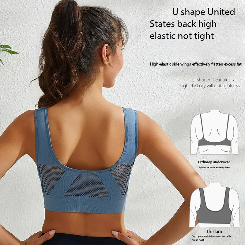 Women’s Shockproof Support Yoga Running Sports Bra