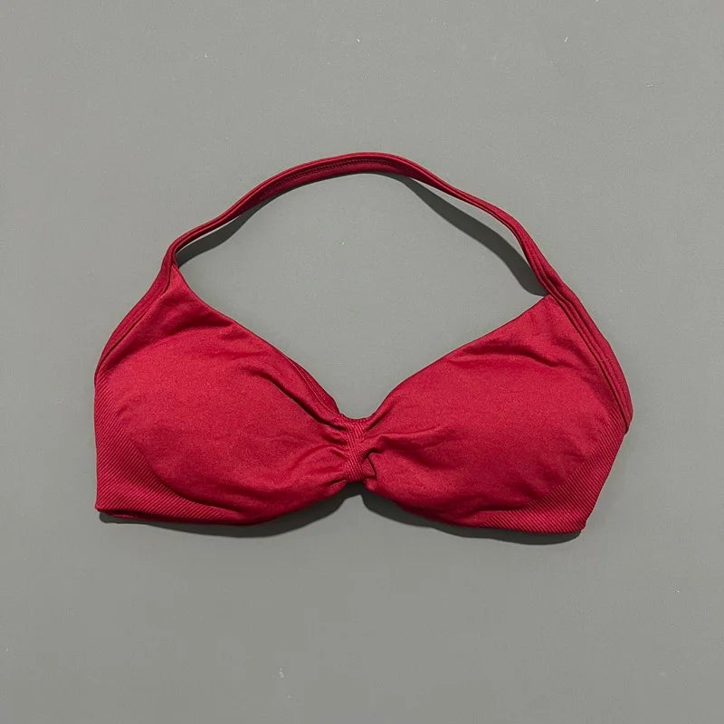 Impacts Strappy Bra – High-Support Seamless Workout Top
